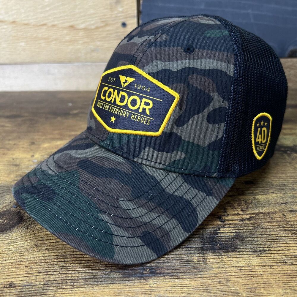 Condor Outdoor Camouflage Snap-Back Hat Baseball Cap